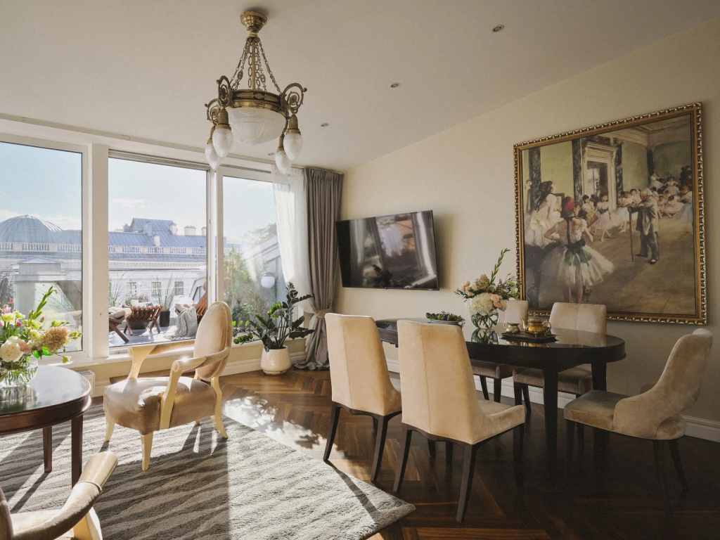 Апартаменты Minin Apartments Мансарда с террасой и видом на Невский 170 кв.м. — фото