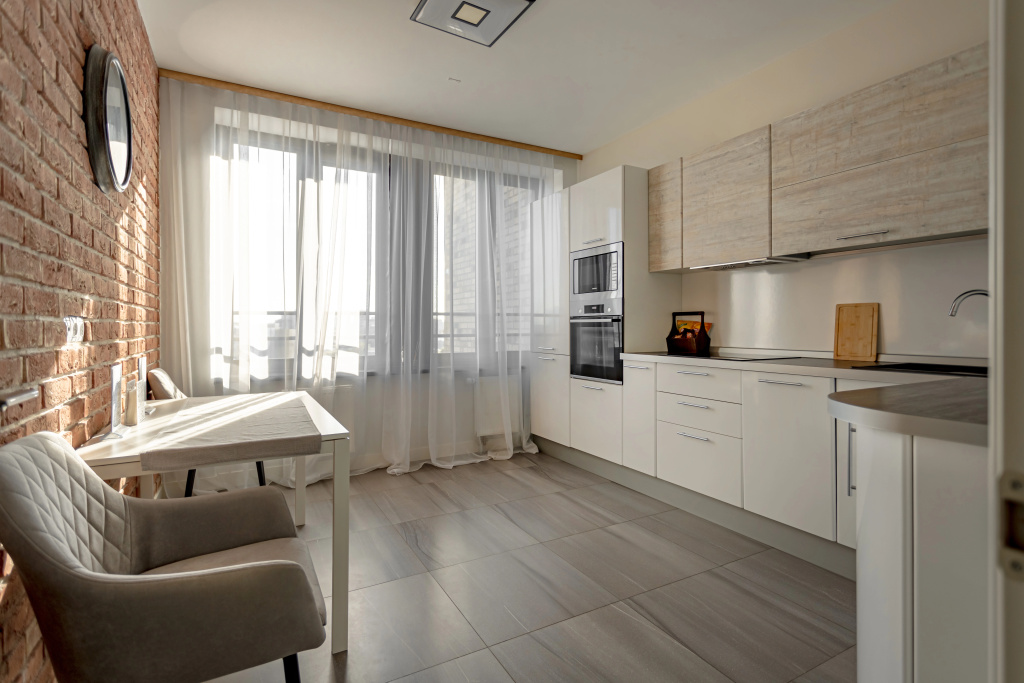 Апартаменты Lalapart Loft Style с лоджией и отдельной кухней в ЖК Савеловский Сити — фото
