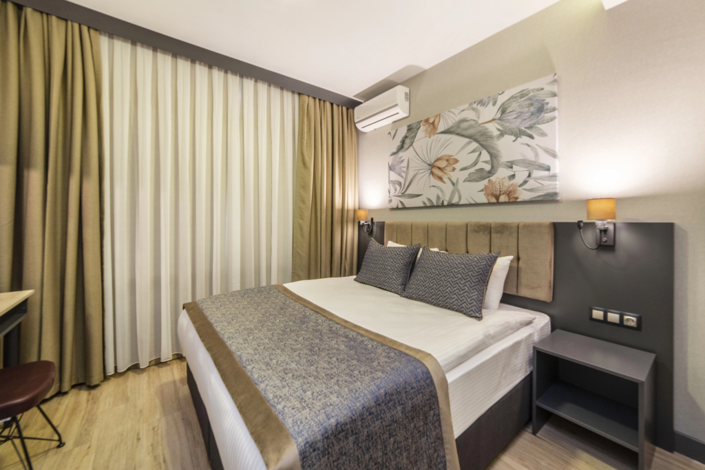 Standard Double room with city view (full double bed)