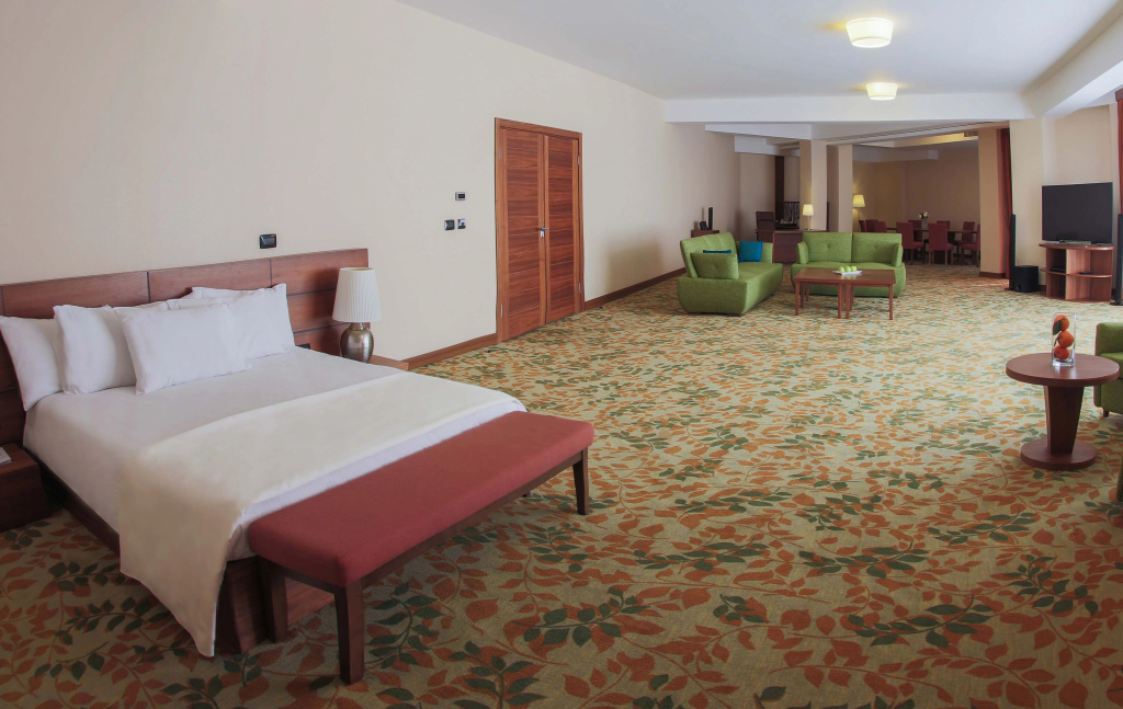 Executive Double Attic Suite with balcony and with mountain view (full double bed)