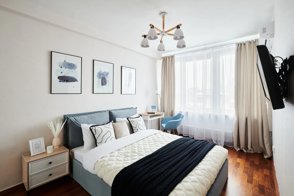 Квартира GM Apartments Стильная Трехкомнатная с видом на Новый Арбат — фото