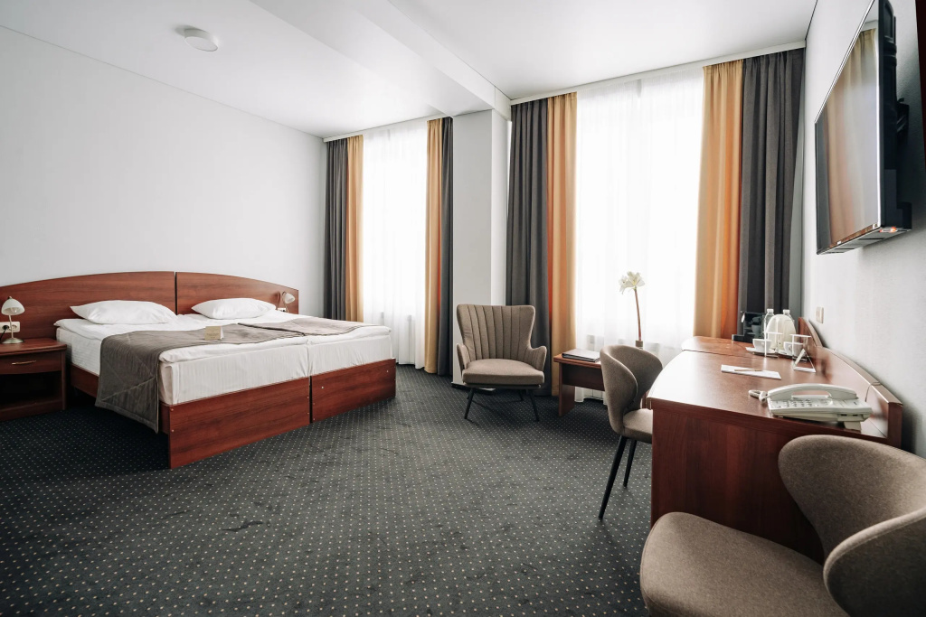 Russian Season Comfort hotel Porechie Room Type - Double Junior Suite full double bed