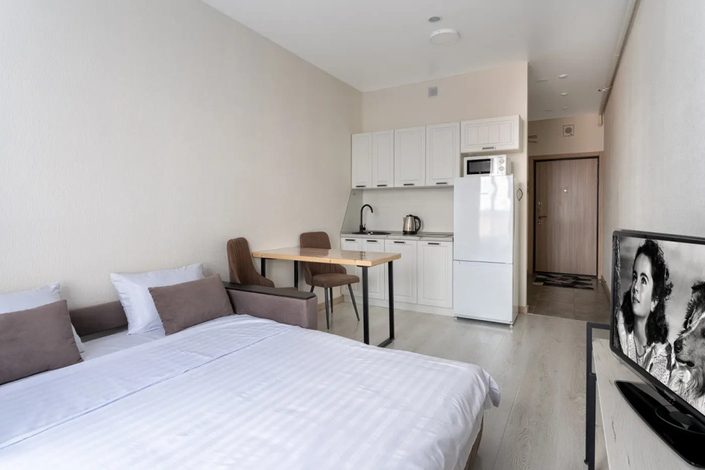 Апартаменты Bestflat 24 в элитном жилом доме на улице Колпакова в ЖК Smile — фото