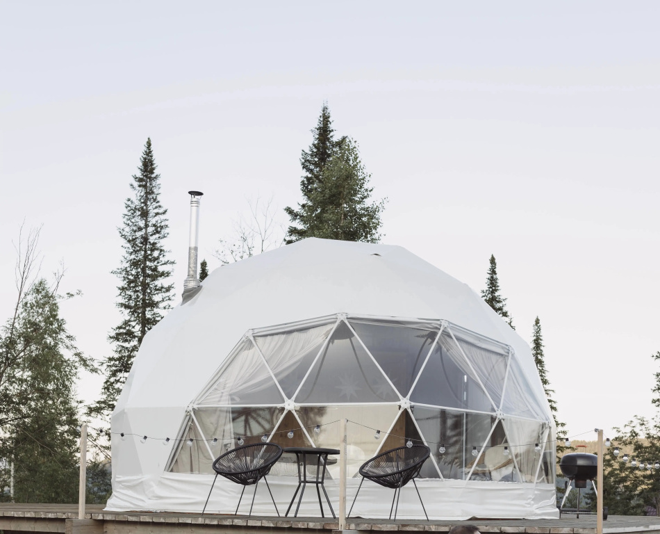 Tent Dome House with view