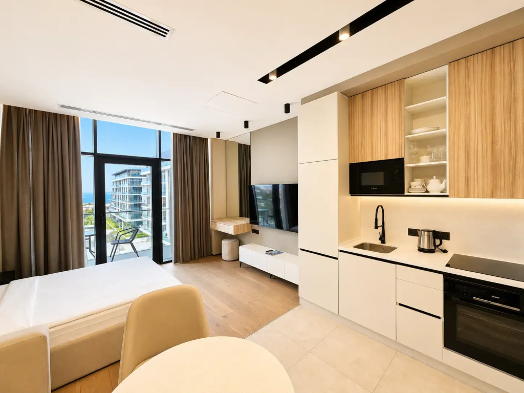 Апартаменты Lighthouse Studio with Pool & Sea View — фото