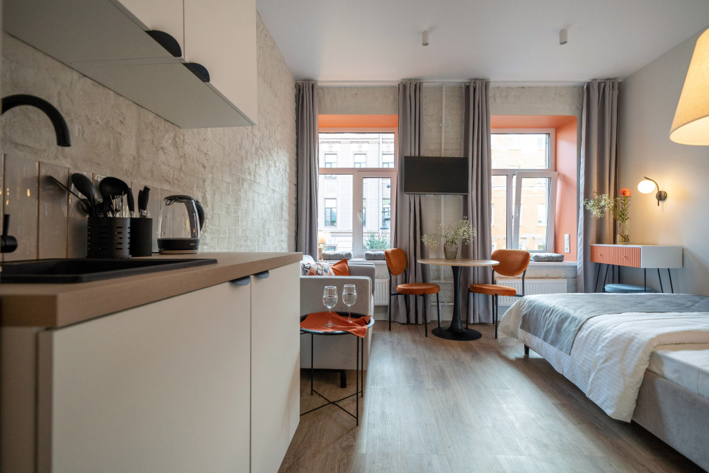 Двухместная студия Superior двуспальная кровать в Light house