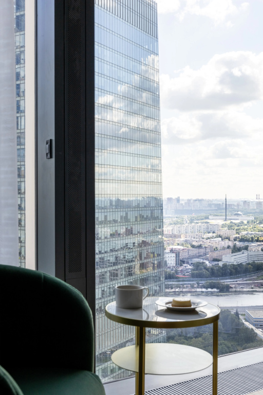 Отель Квартира GM Apartments Суперсовременная Видовая Квартира в Neva Towers в Москве