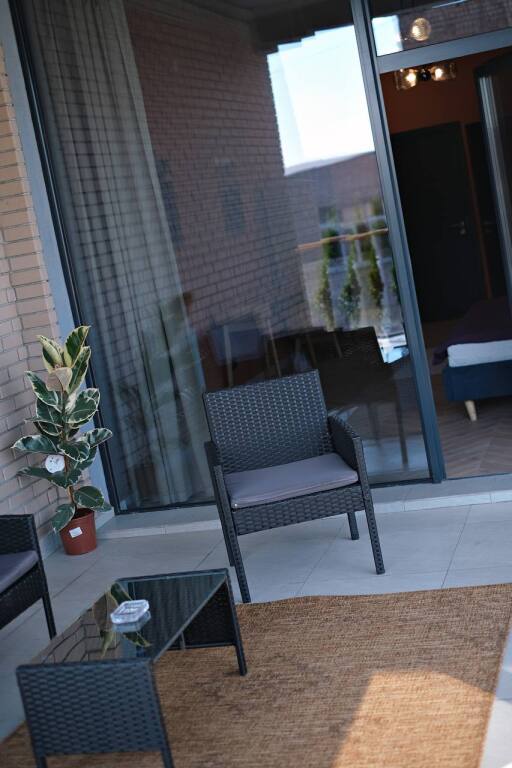 Апартаменты Superior с 3 комнатами с балконом в Апарт-отель Residence Graphite