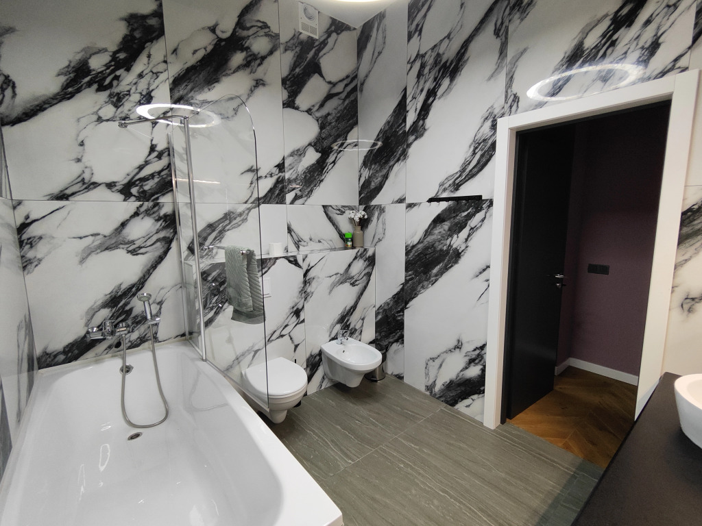 Апартаменты с 3 комнатами с балконом и с красивым видом из окна в Апарт-отель Residence Graphite
