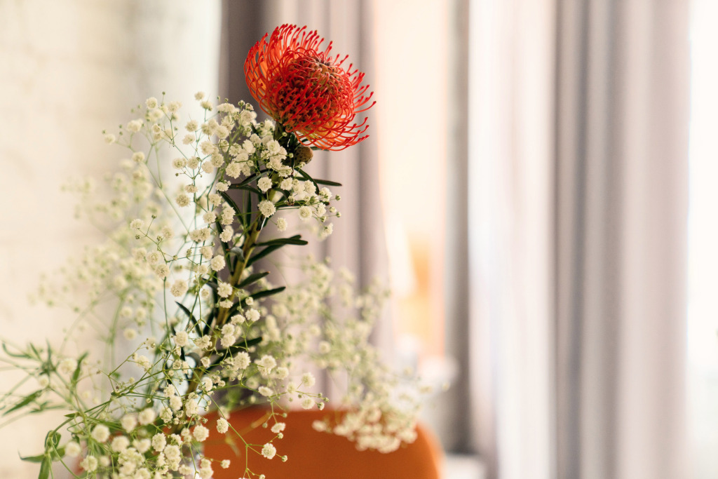 Двухместная семейная студия с видом на город двуспальная кровать в Light house