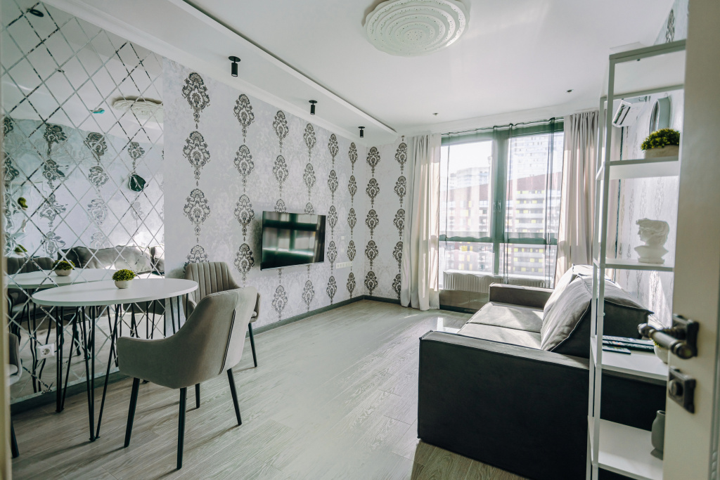 Апартаменты Lalapart Classic четырехместная 48 м в ЖК Лайнер — фото