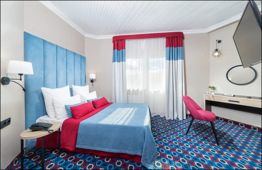 Albatros GC Hotel Room Type - Double Suite with balcony and with city view full double bed