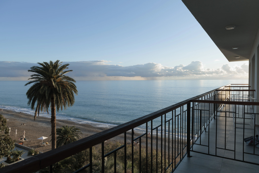 Двухместный номер Стандарт с красивым видом из окна двуспальная кровать в Нарт