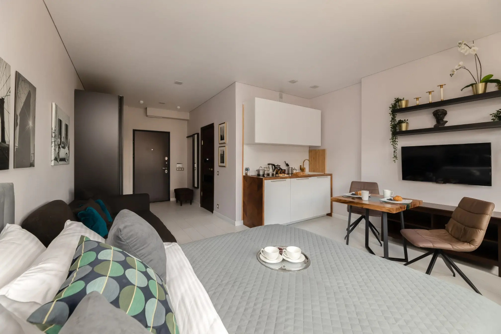 Апартаменты SMART LOFTS | Valencia | На 4 гостя у метро Дмитровская в ЖК бизнес-класса — фото