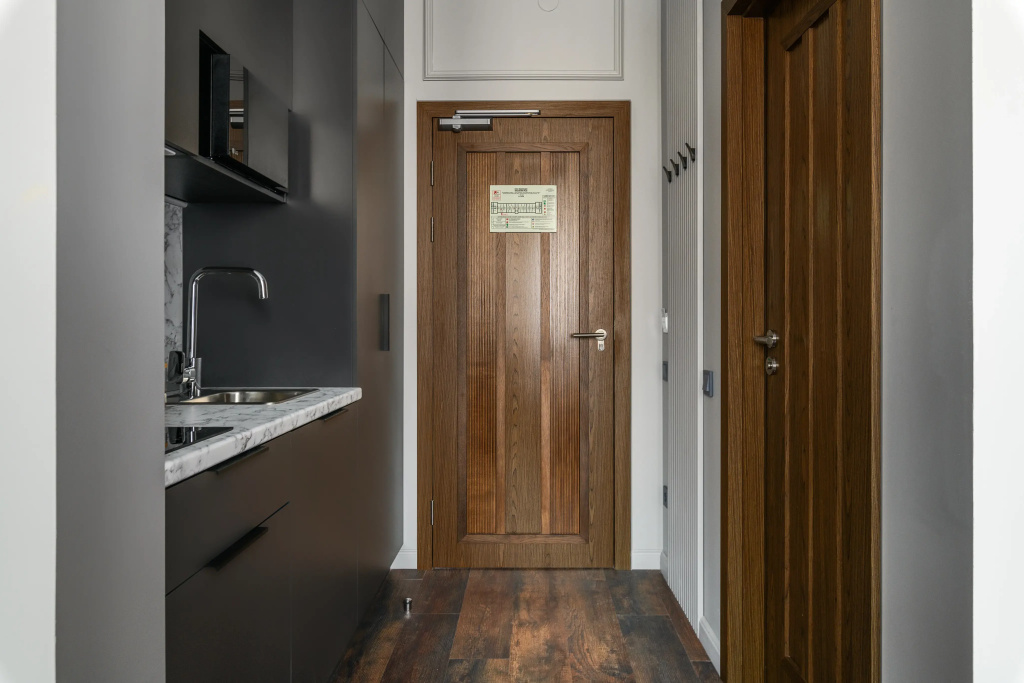 Отель Апартаменты Sergeew Apartments Премиум с кухней в апарт-отеле Аквалина в Санкт-Петербурге