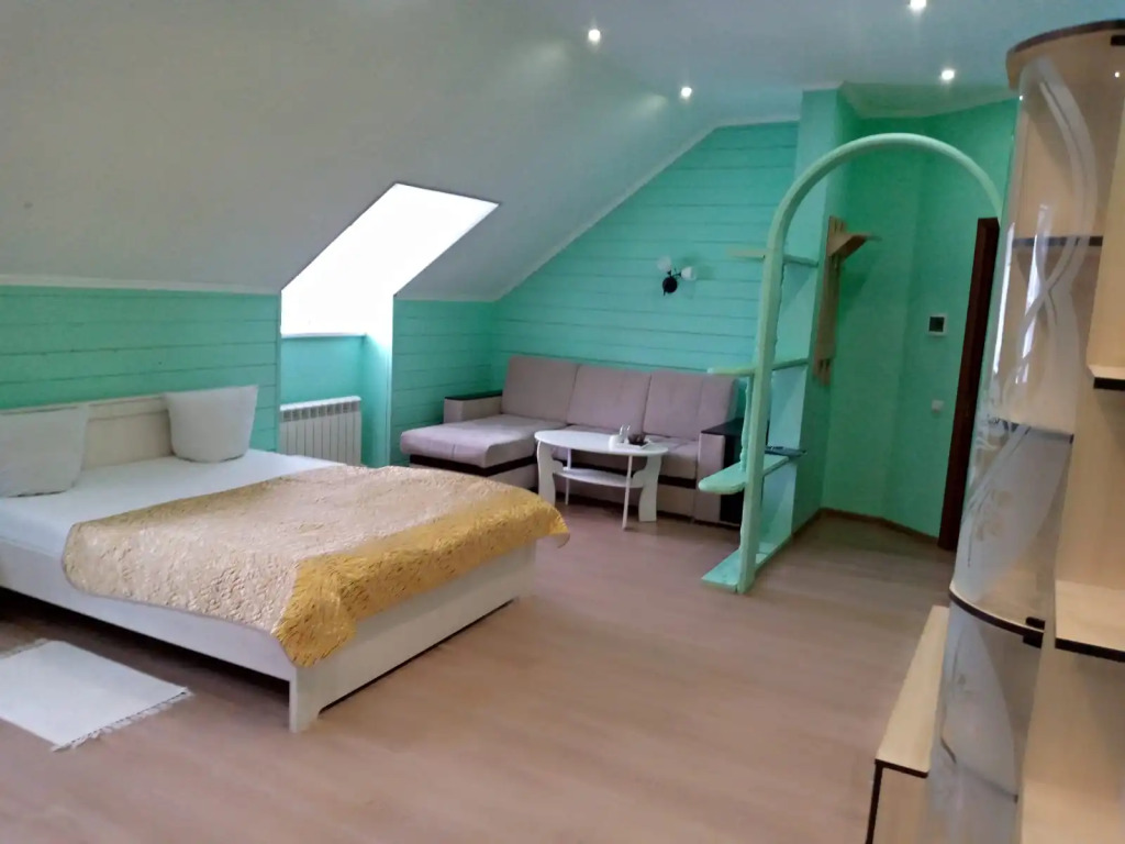 Двухместный люкс с видом на внутренний двор двуспальная кровать в Старый дворик