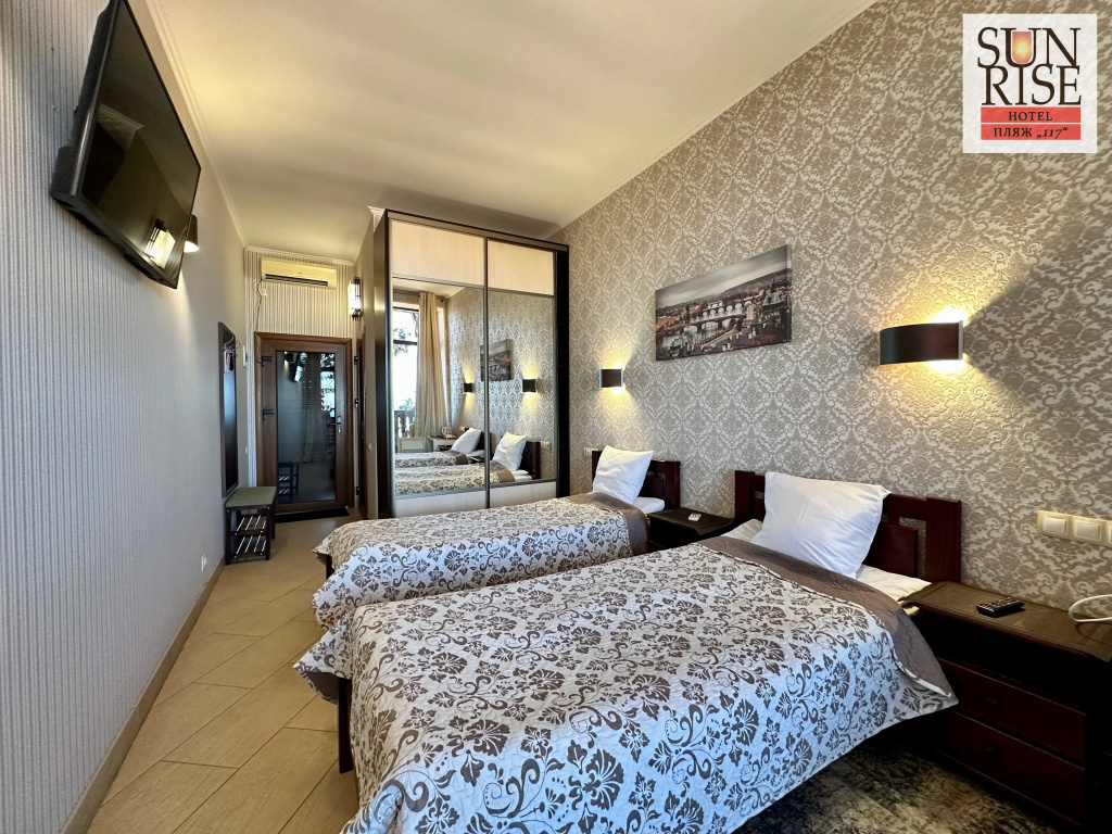 Standard Double room with balcony and with view (twin beds)