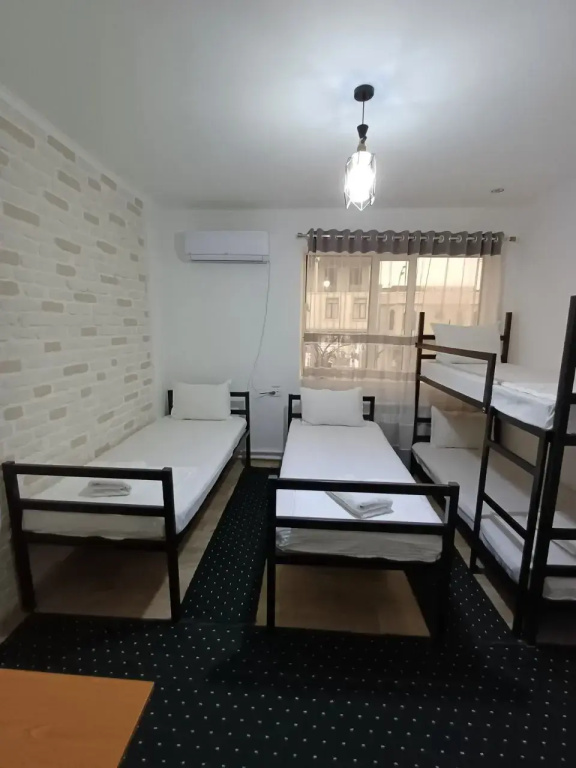 Bed in Dorm (female dorm) with view