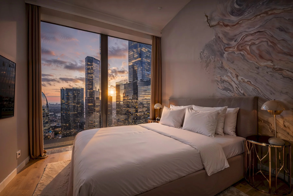 Апартаменты Люкс Москва Сити 2 Комнаты 51 Этаж AV Aparts — фото