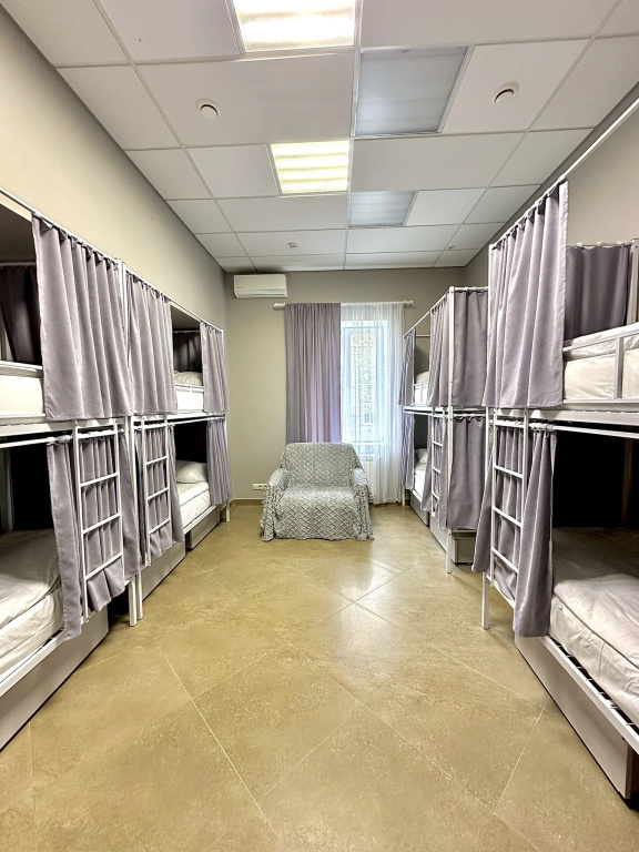Bed in Dorm (female dorm) with view