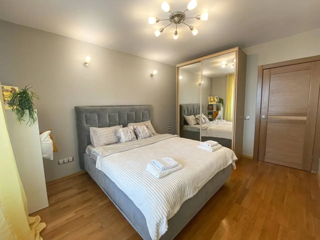 Квартира Top Rooms: Евротрешка у метро Текстильщики — фото