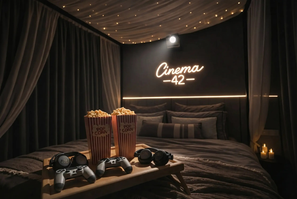 Апартаменты Cinema for Two приватный кинотеатр для двоих — фото