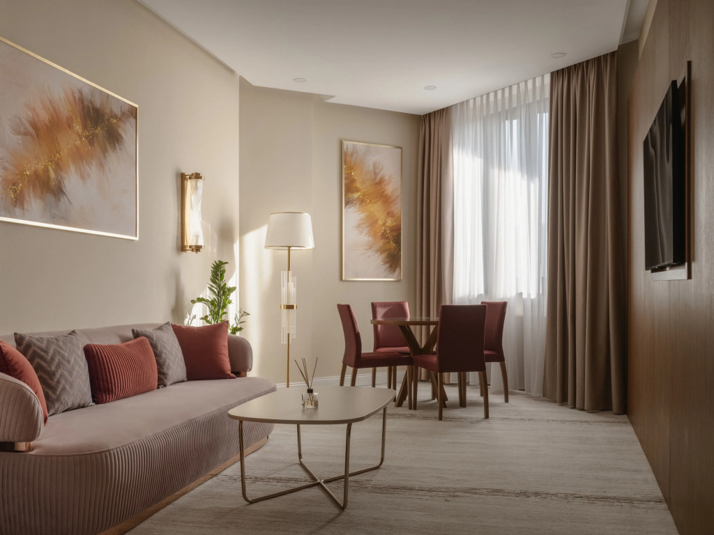 Двухместный люкс Queen двуспальная кровать в Казахстан