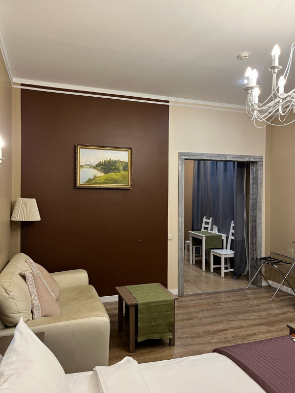 Двухместный люкс с видом на внутренний двор двуспальная кровать в Дом Паткуль