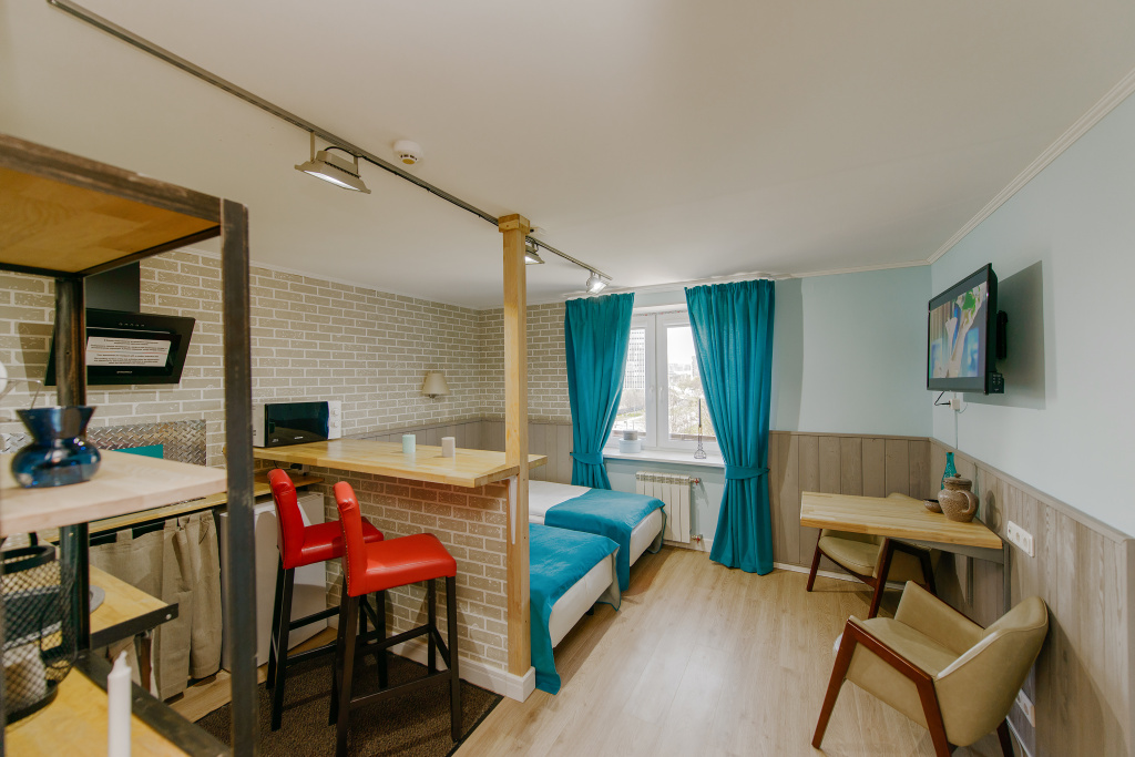 Karelia Art Hotel Room Type - «Studio Simple» Double Apartment twin beds