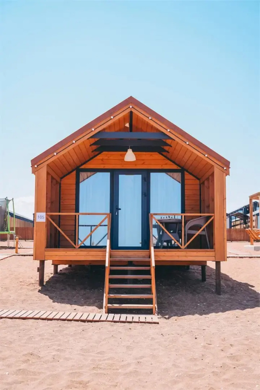 Bungalow with beach access with sea view