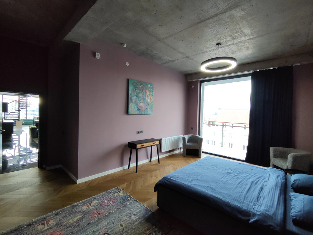 Апартаменты с 3 комнатами с балконом и с красивым видом из окна в Апарт-отель Residence Graphite