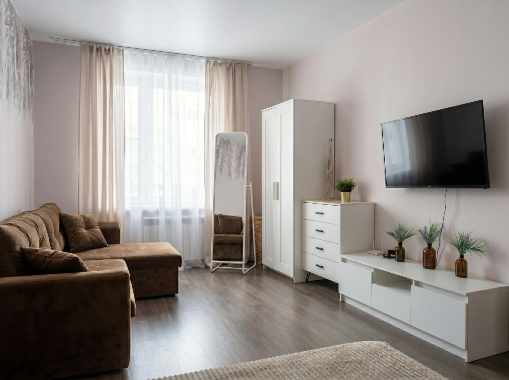 Отель Квартира Top Rooms рядом с метро Рязанский проспект в Москве