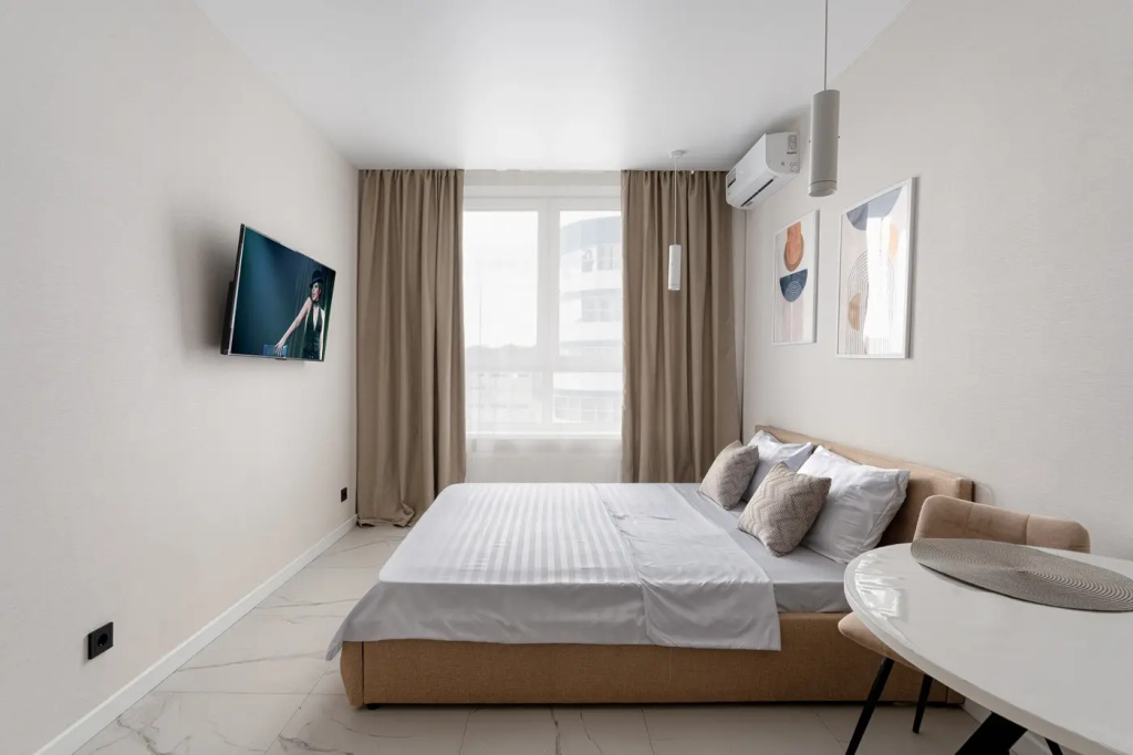 Апартаменты Bestflat 24 в элитном жилом доме на улице Колпакова в ЖК Smile — фото