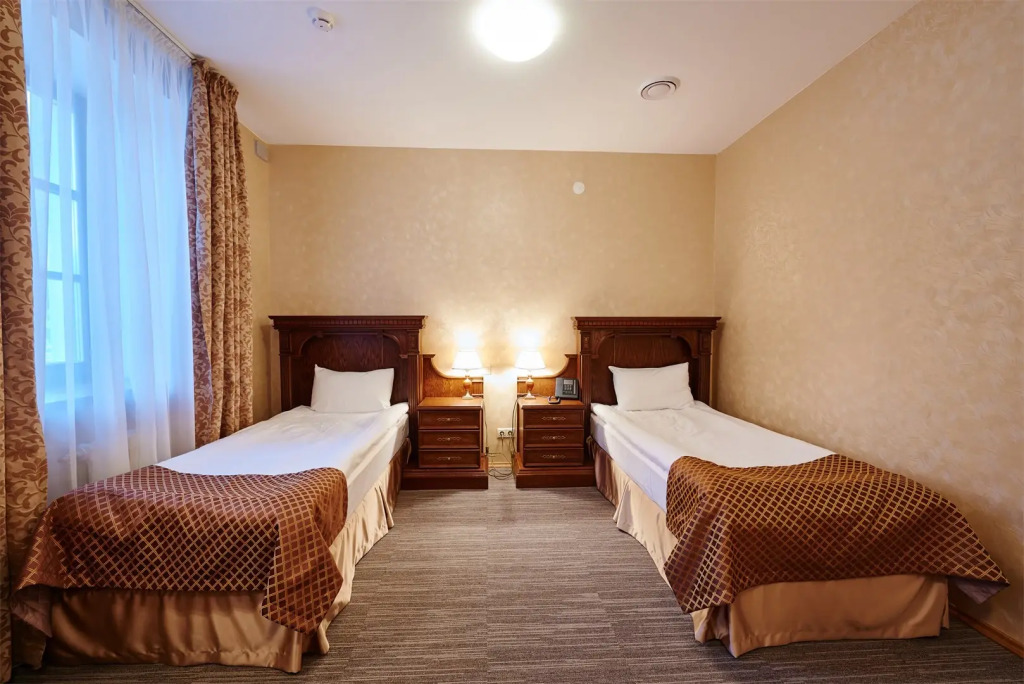 Двухместный номер для людей с ограниченными возможностями 2 отдельные кровати в Отель Виктория на Замковой