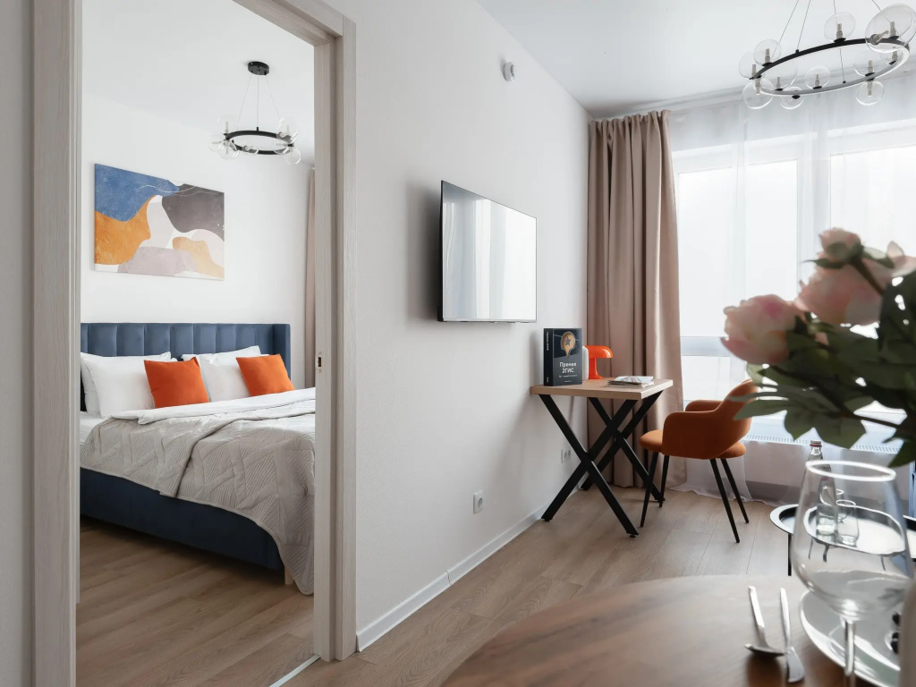 Апартаменты SMART LOFTS | Modena | Отдельная спальня | 7 мин до метро Бутырская — фото