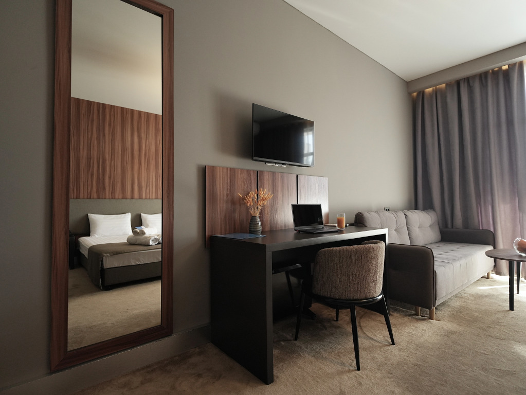 Двухместный номер Deluxe с балконом 2 отдельные кровати в Abaash Hotel Afon