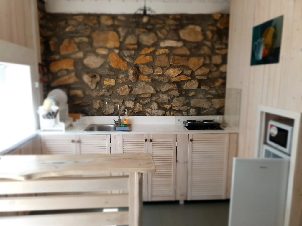 Двухместное бунгало с видом на внутренний двор двуспальная кровать в Усадьба