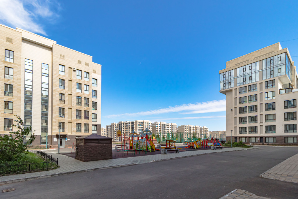 Апартаменты с красивым видом из окна в Квартира Promenade Expo