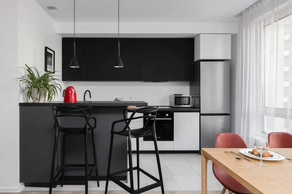 Отель Апартаменты SMART LOFTS | Meridian | Премиум | Отдельная спальня | Медцентры (ФМБА, ЛОР) в Москве
