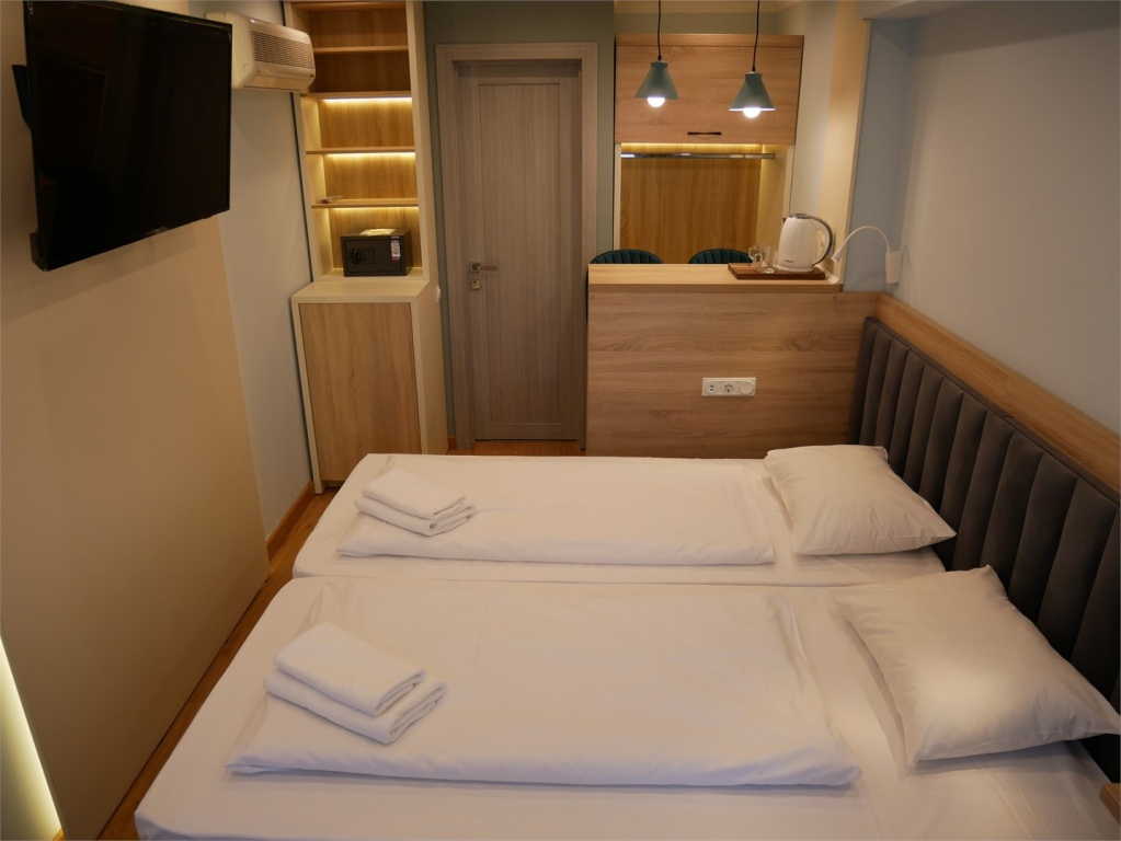 Without Kitchen Double Apartment with balcony (twin beds)