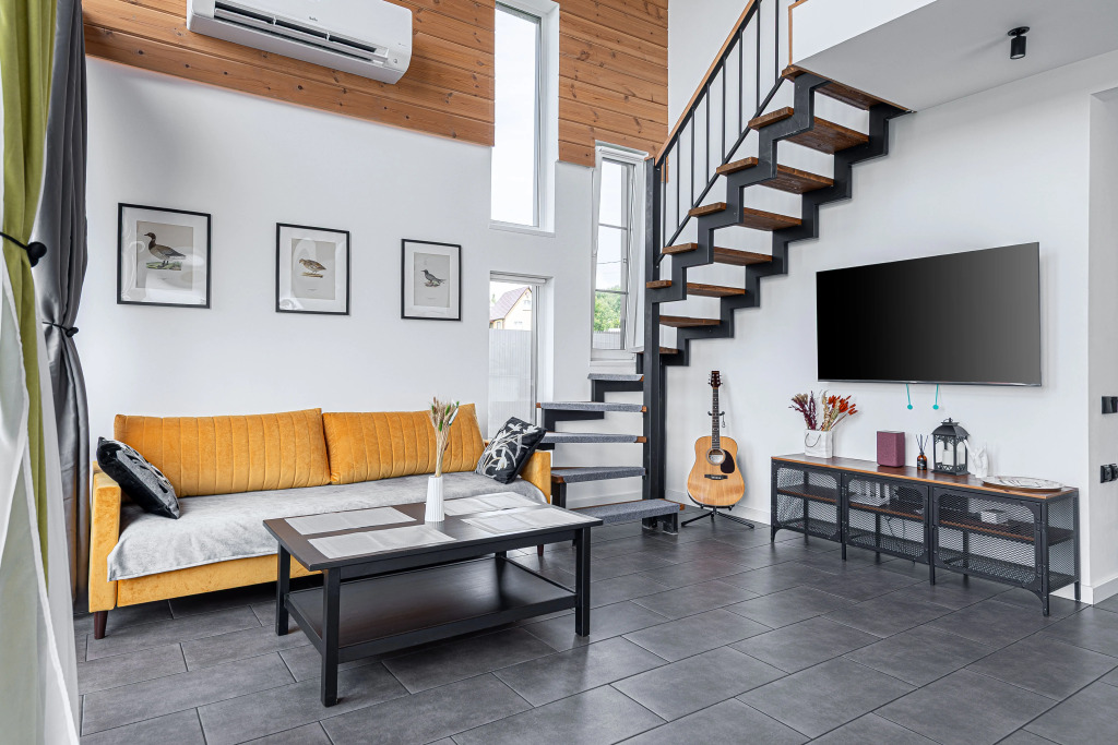 Апартаменты с 3 комнатами с балконом в Barns Village