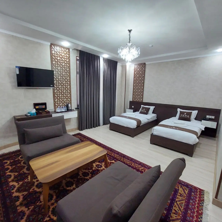 Double Suite with balcony and with view (twin beds)
