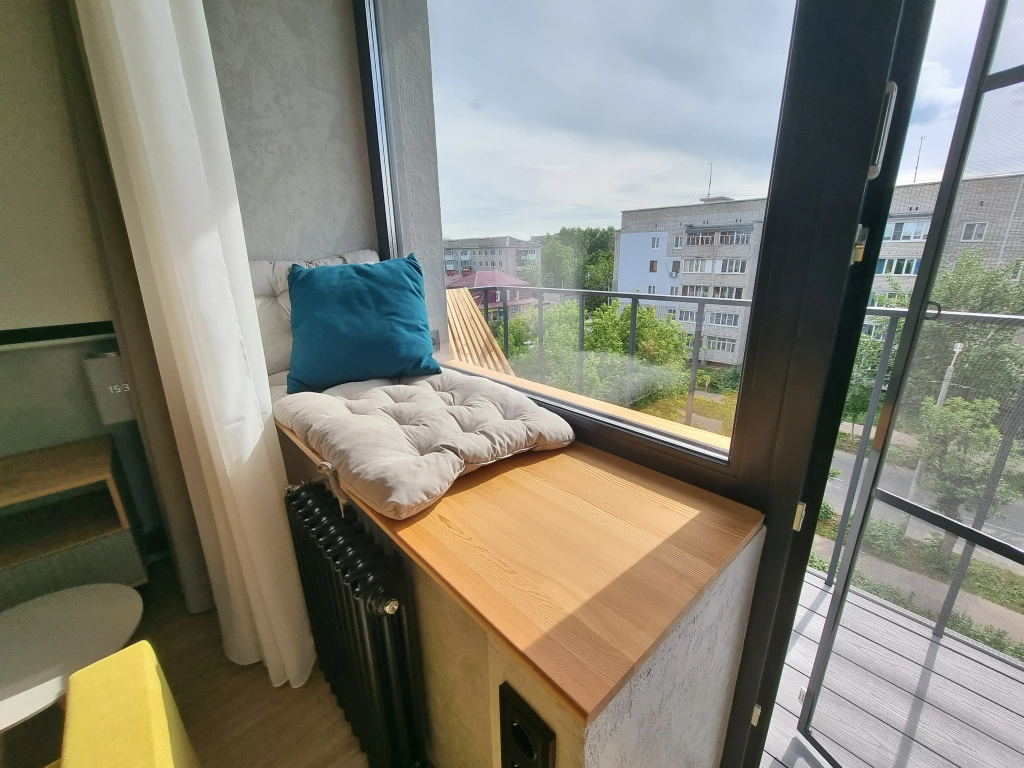 Deluxe Double Apartment with balcony and with view (full double bed)