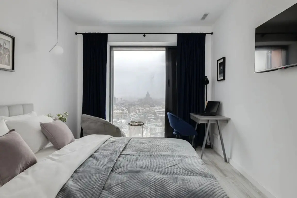 Апартаменты SMART LOFTS | Terrace | Вид с 45 этажа | 2 спальни | В 1 мин. от метро — фото