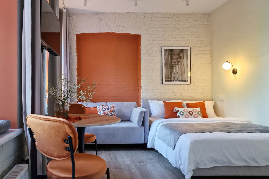 Двухместная студия Superior двуспальная кровать в Light house