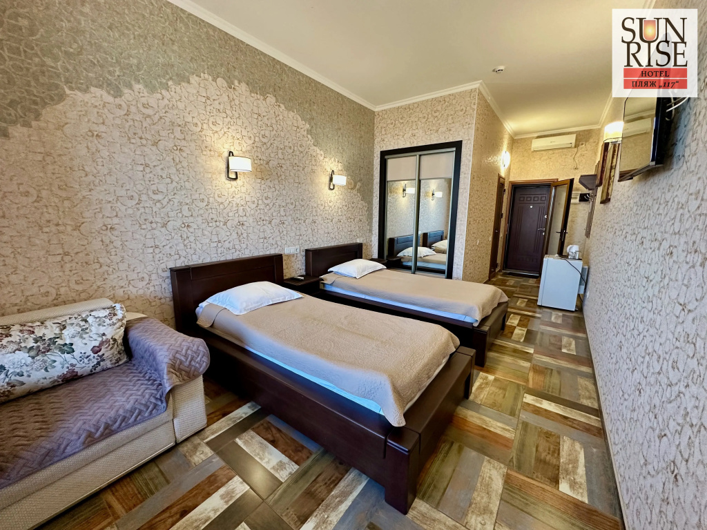 Superior Triple room with balcony and with view