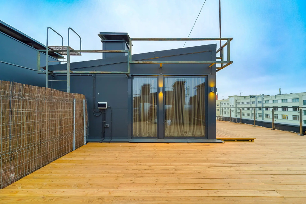 Апартаменты Superior с 3 комнатами с балконом в Апарт-отель Residence Graphite