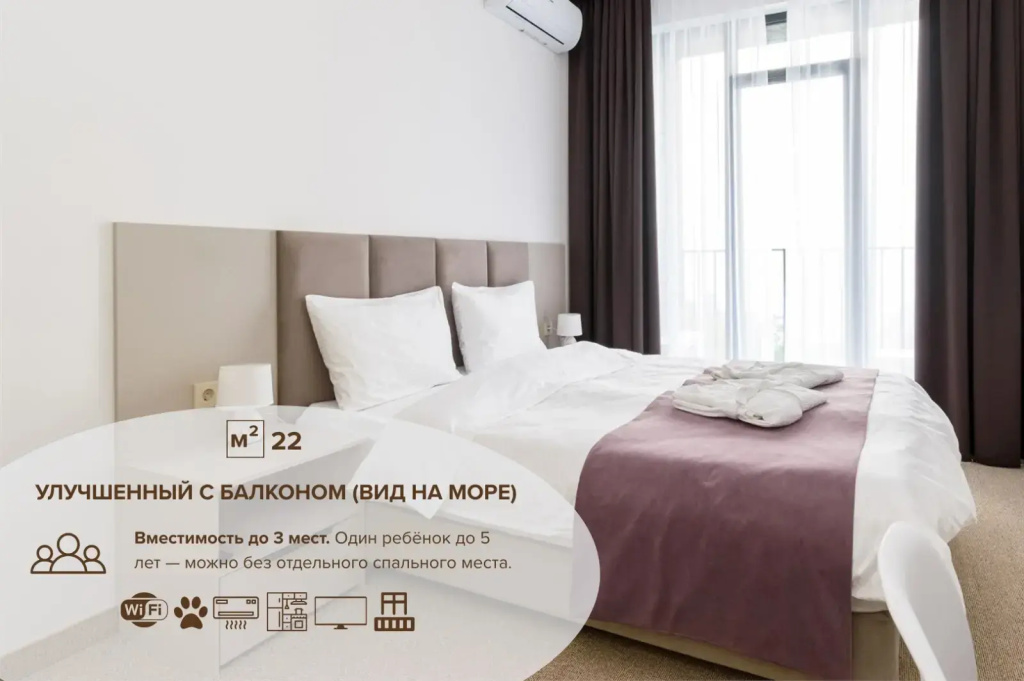 Lissabon Neolit Apart Hotel Room Type - Standard Double room with sea view full double bed