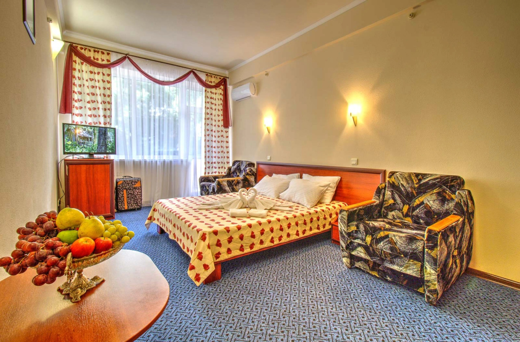 Standard A Double room with balcony and with view of Green Area (full double bed)