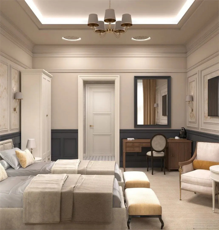Building 2 Double Junior Suite with balcony and with city view (full double bed)